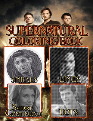 Supernatural coloring book spirals dots lines square continuous new kind of stress relief paperback tattered cover book store
