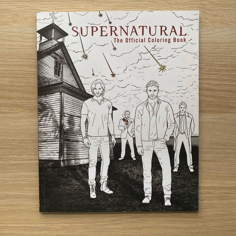 Supernatural the official coloring book by insight editions paperback