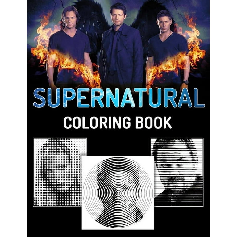 Supernatural coloring book spiroglyphics coloring book