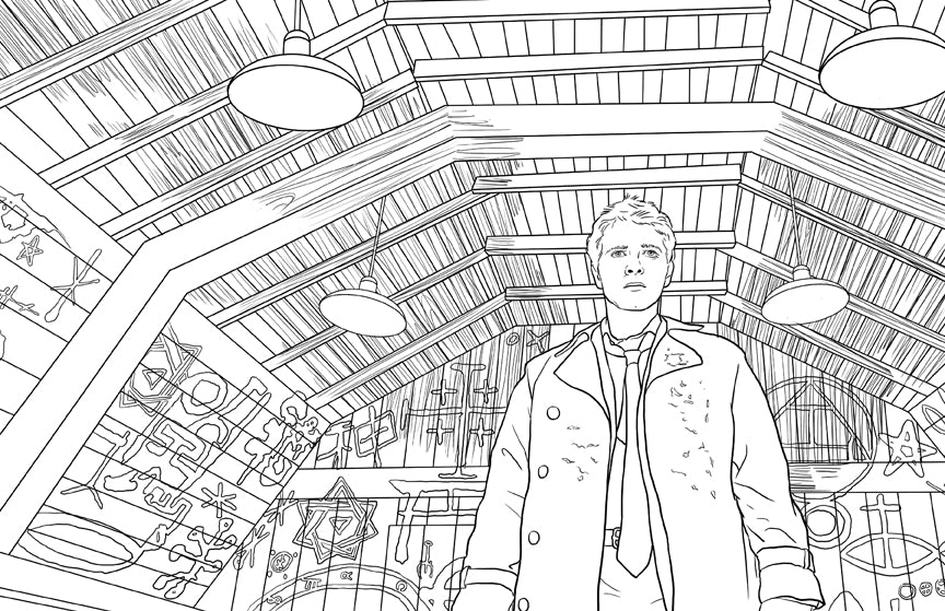 Supernatural the official coloring book â insight editions