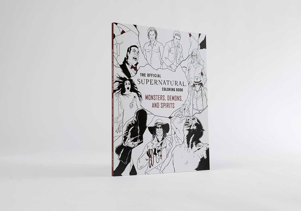 The official supernatural coloring book monsters demons and spirits insight editions books