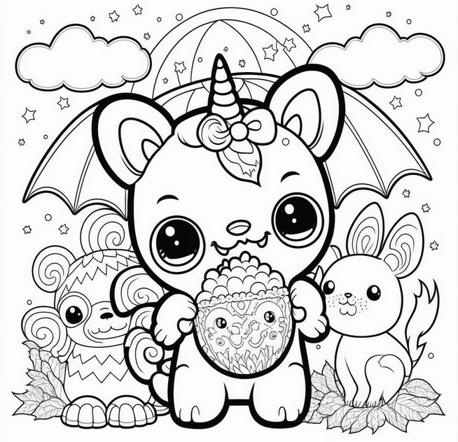 Midjourney prompts for coloring book pages that you can print out yourself rmidjourney