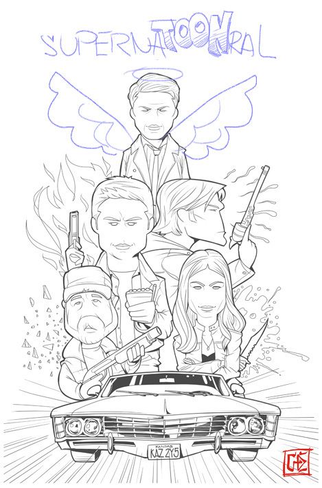 Free supernatural coloring pages for season slashy fan art coloring books coloring books coloring pages supernatural