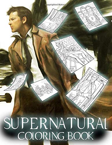 Buy supernatural coloring book coloring books with scene characters demons of supernatural for teens and adults paperback â mar online at kuwait