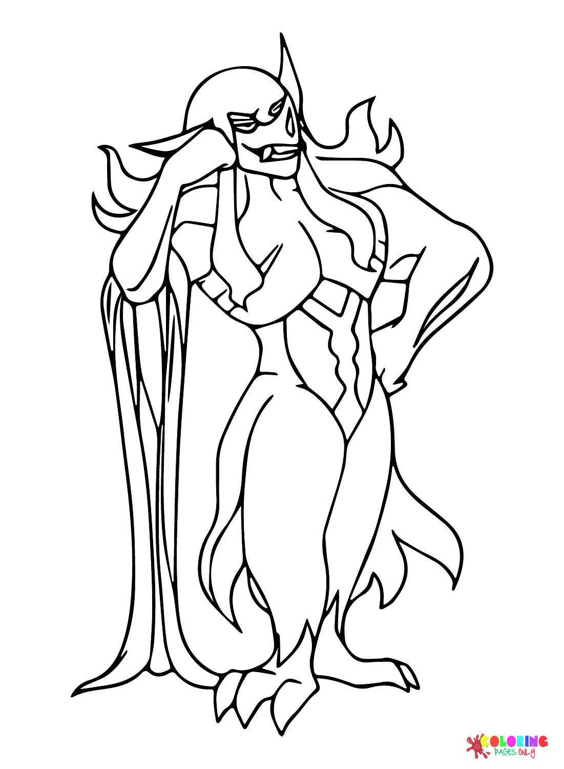 Grimmsnarl coloring pages printable for free download
