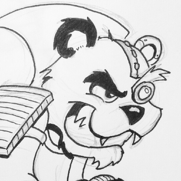New super villain pandamonium supervillain drawing eviâ