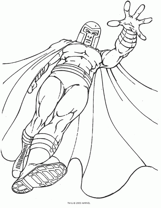 Supervillains coloring pages to print and color