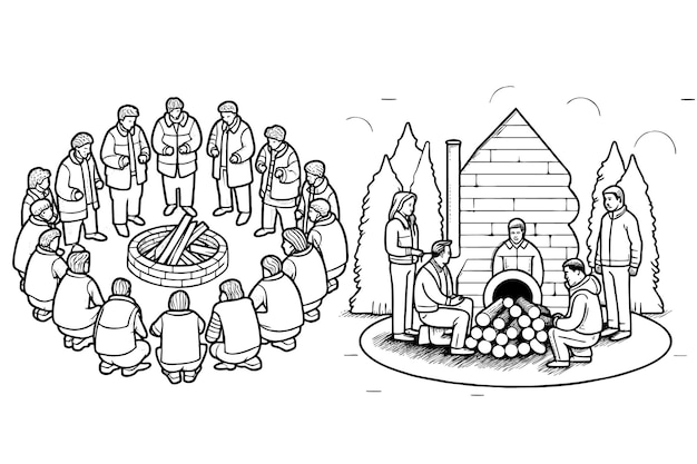 Page church coloring images