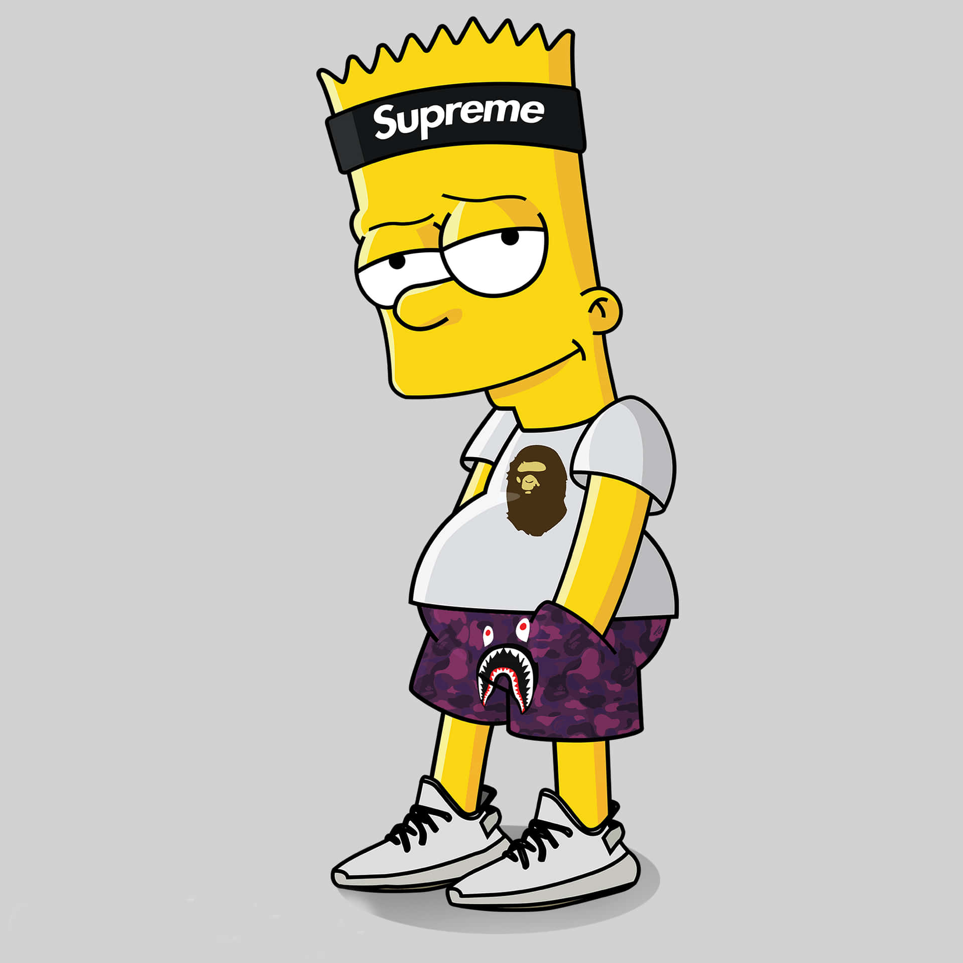 Download supreme simpsons wallpaper