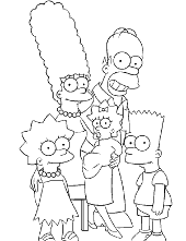 Bart skateboard coloring sheets simpsons