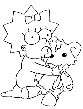 Bart skateboard coloring sheets simpsons