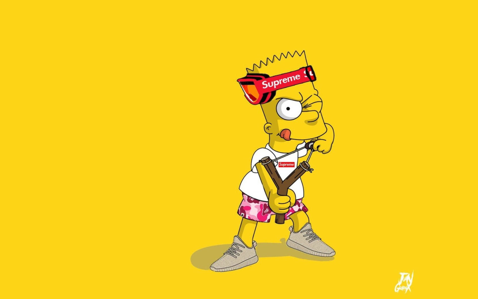 Download bart simpson dope supreme wallpaper