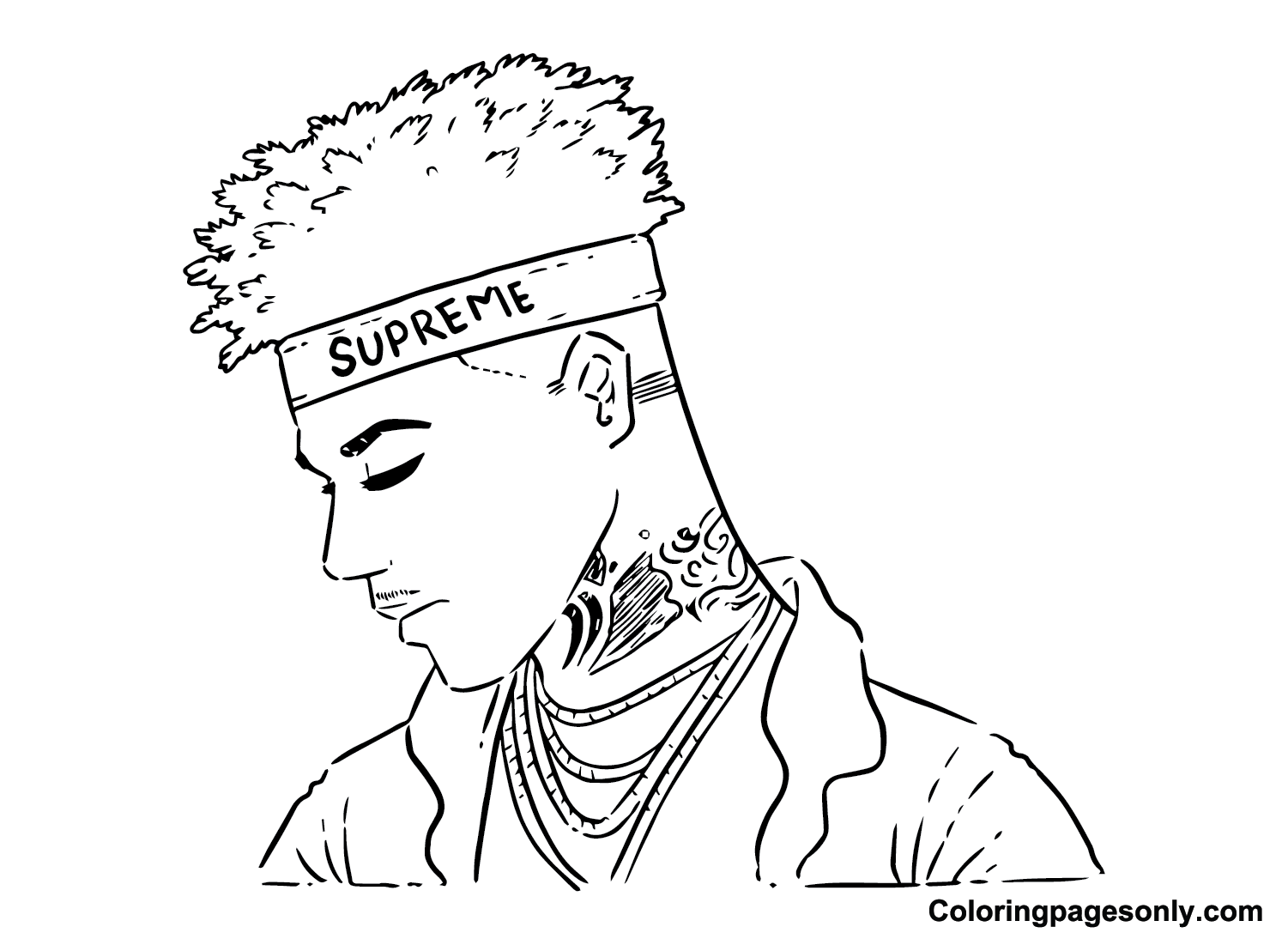 Blueface coloring pages printable for free download