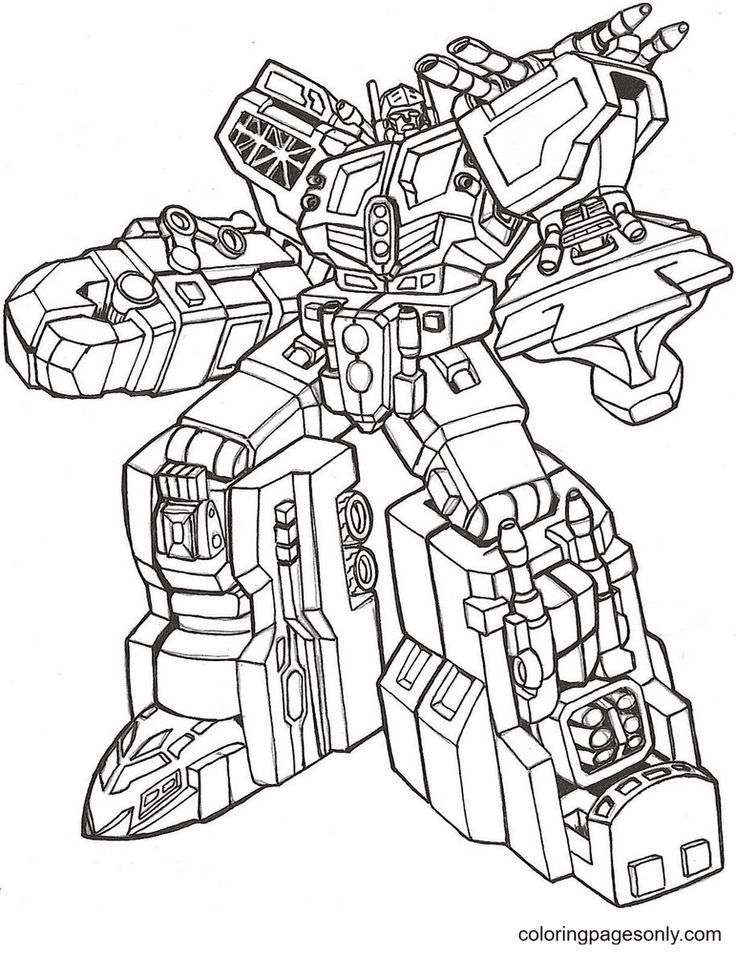 Transformers coloring pages