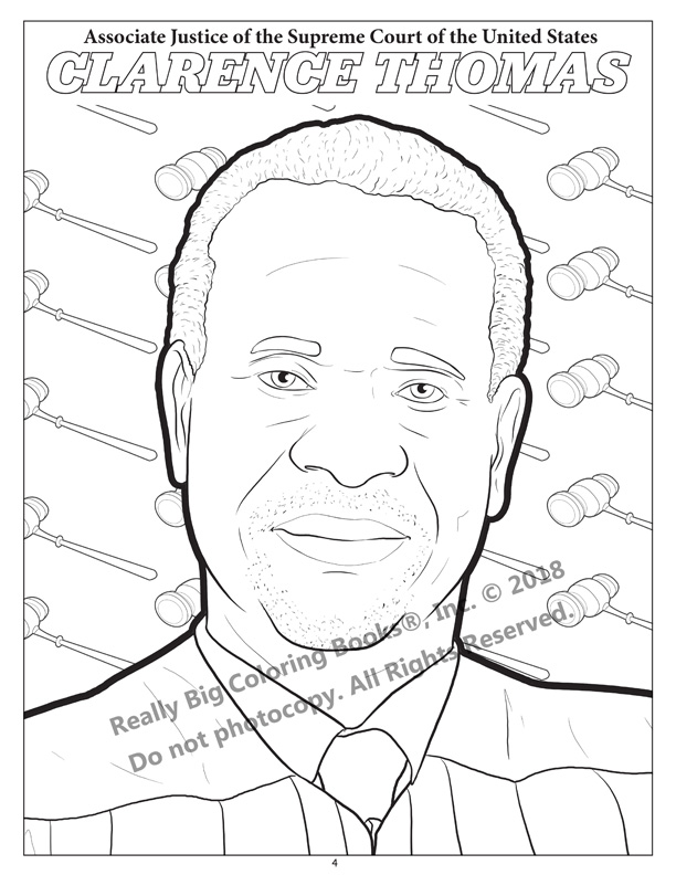 Us supreme court coloring book x