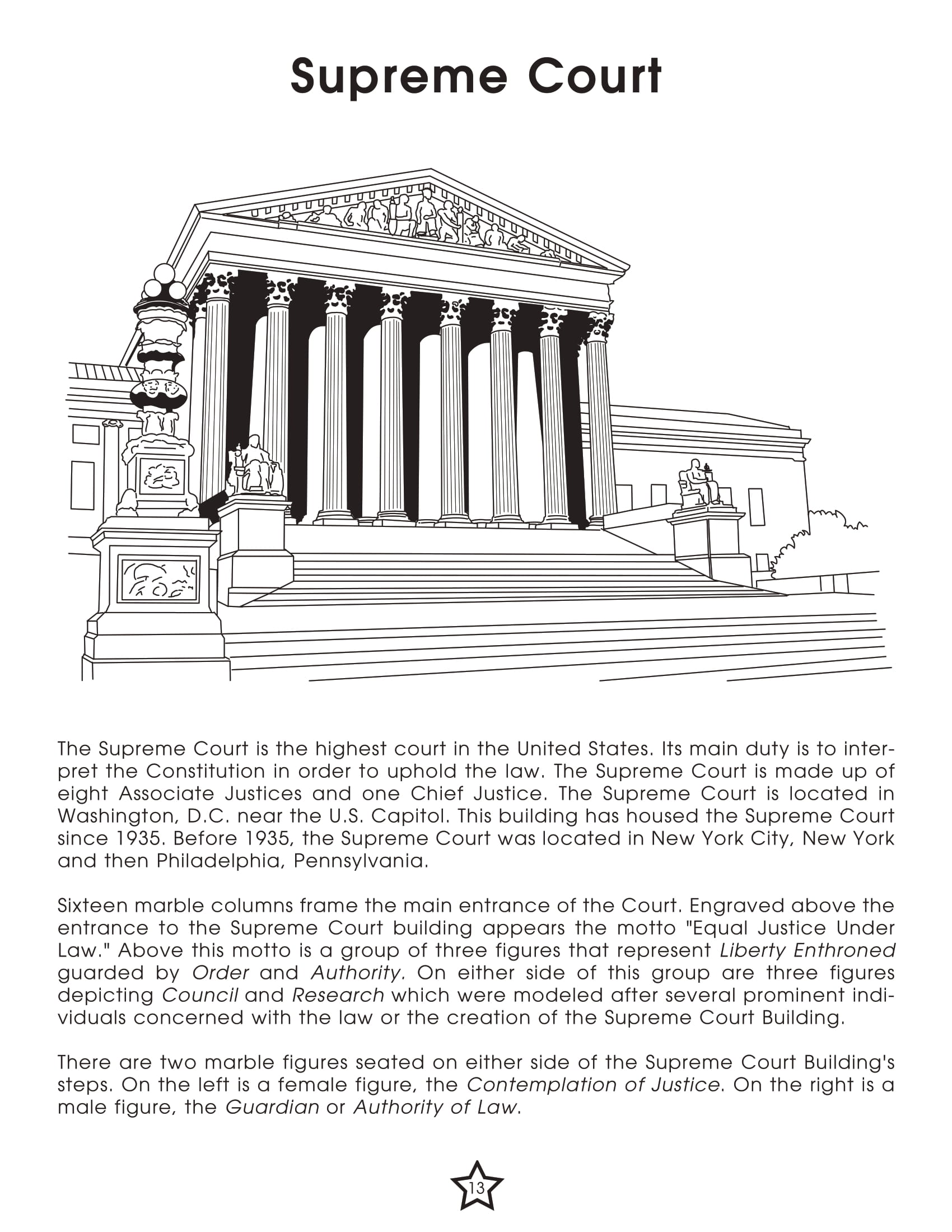Supreme court activity worksheet free printable puzzle games