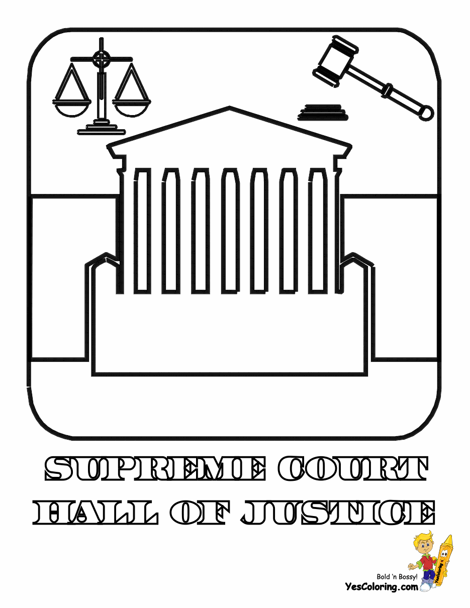 Supreme court coloring pages coloring pages color coloring pictures
