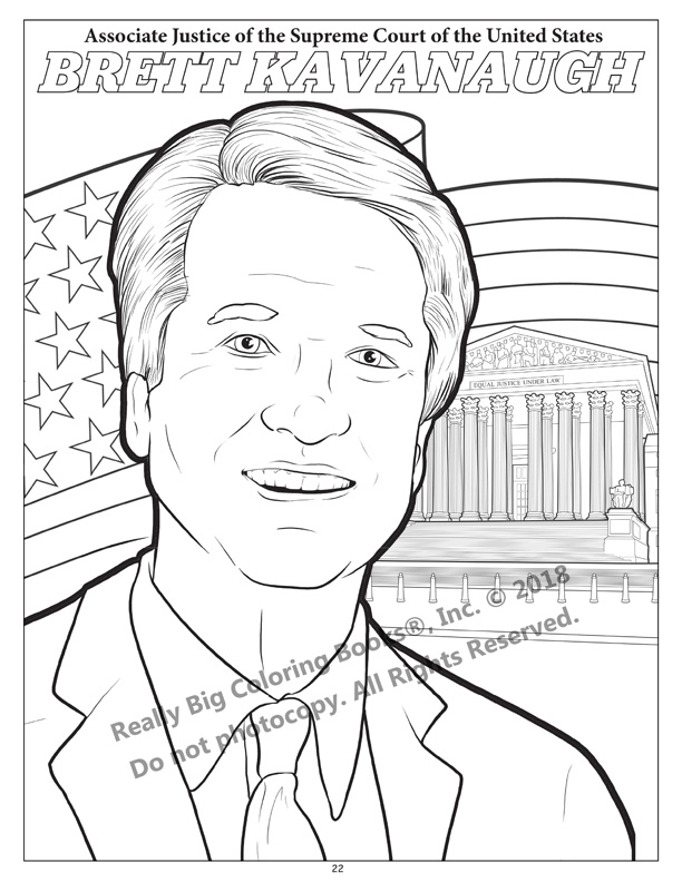 United states supreme court coloring book x