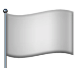 White flag emoji uff ufef
