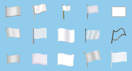 Ðï white flag emoji