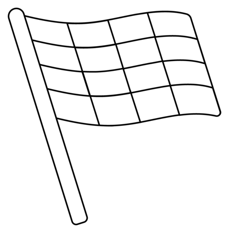 Chequered flag emoji coloring page free printable coloring pages