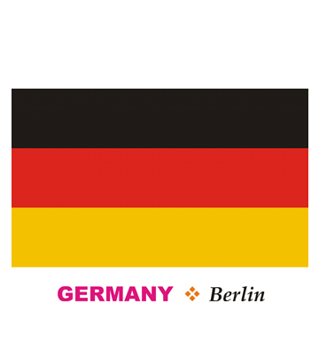 Germany flag coloring pages for kids to color and print