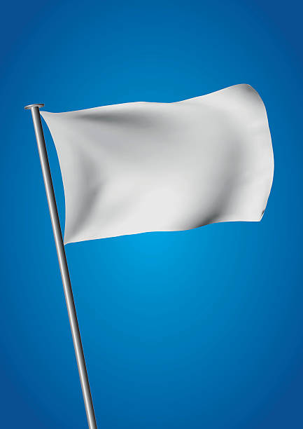 White flag of surrender stock illustrations royalty