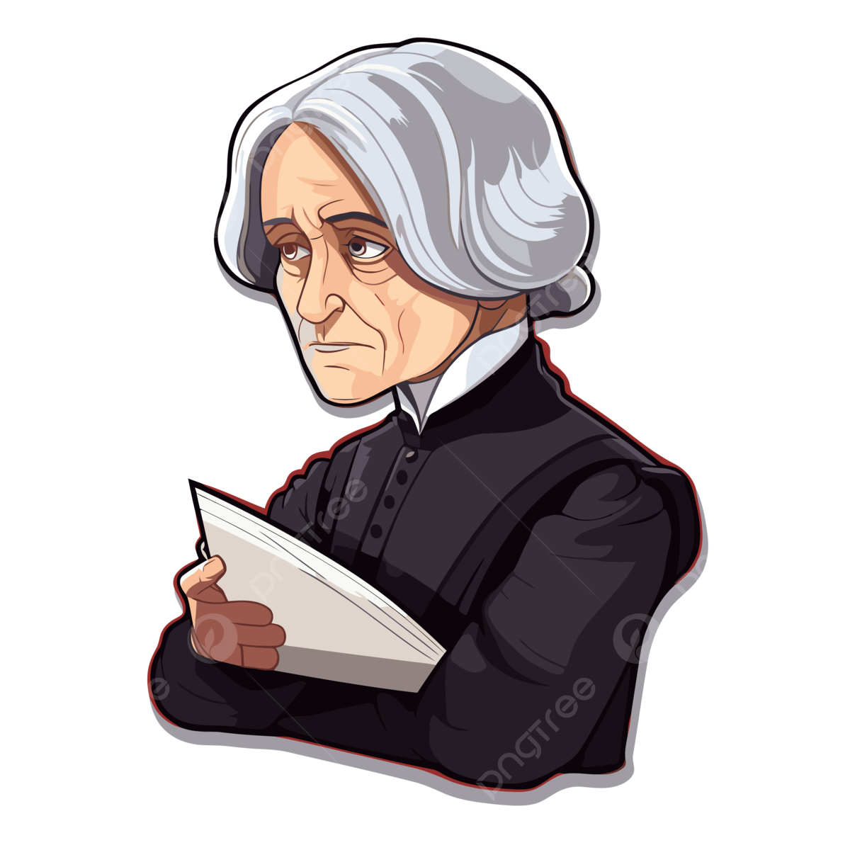 Susan b anthony png vector psd and clipart with transparent background for free download