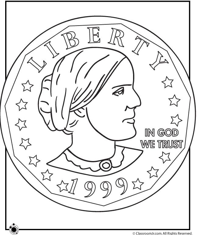 Fabulous famous women coloring pages for womens history month susan b anthony women in history womens history month
