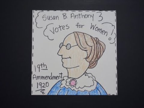 Lets draw susan b anthony