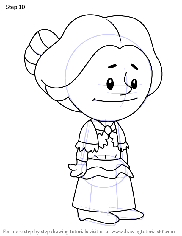 How to draw susan b anthony from xavier riddle and the secret museum xavier riddle and the secret museum step by step