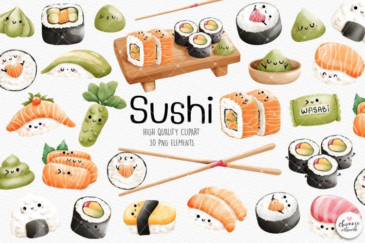 Sushi clipart cute sushi clipart cute emoji sushi clipart