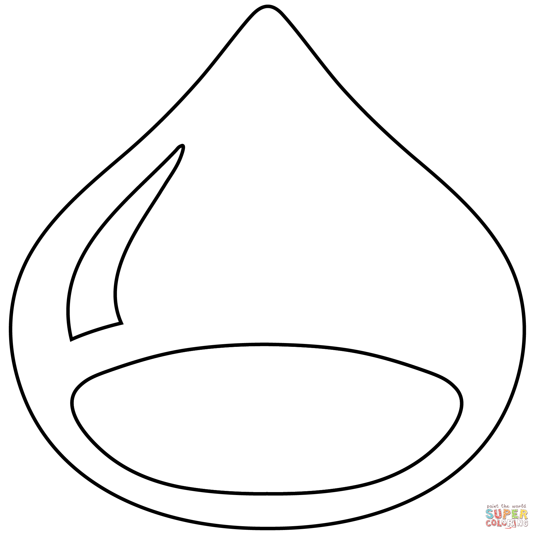 Chestnut emoji coloring page free printable coloring pages