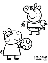 Danny pirate coloring page peppa