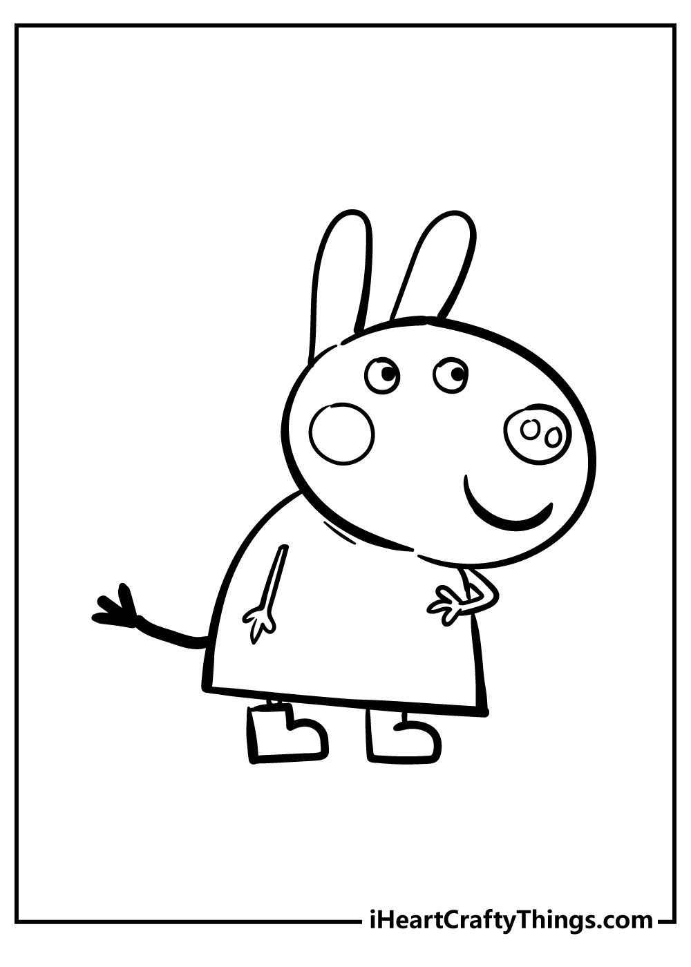 Peppa pig coloring pages free printables