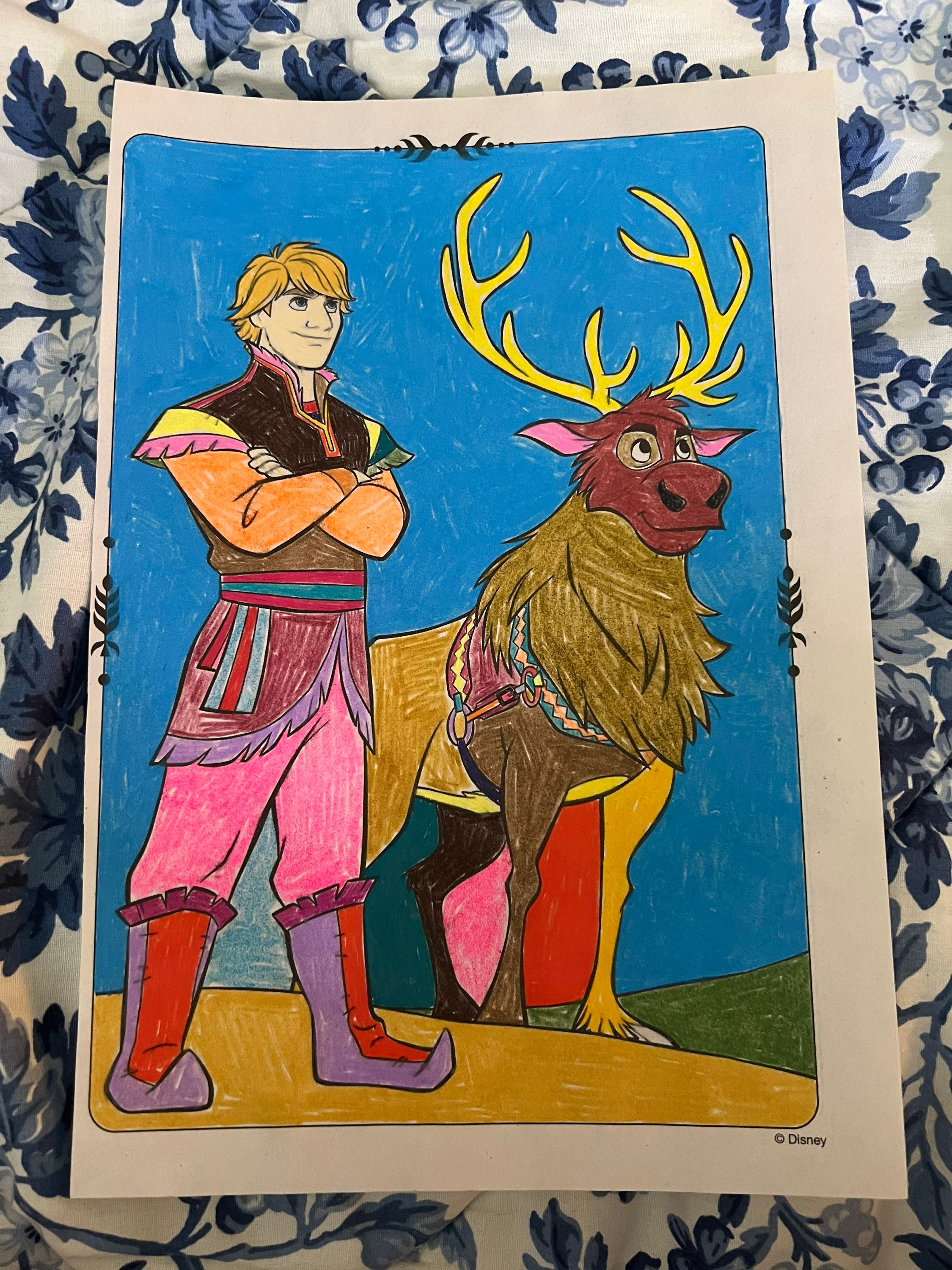 Frozen kristoff and sven hand