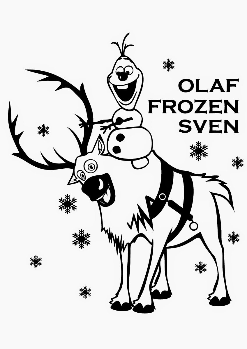 Frozens olaf coloring pages
