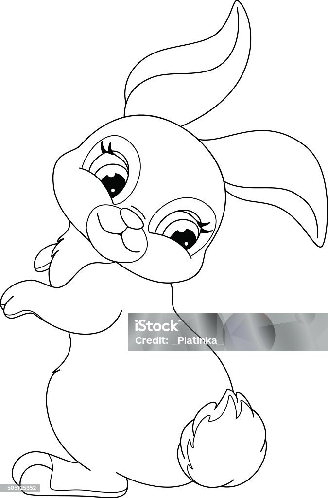 Rabbit coloring page