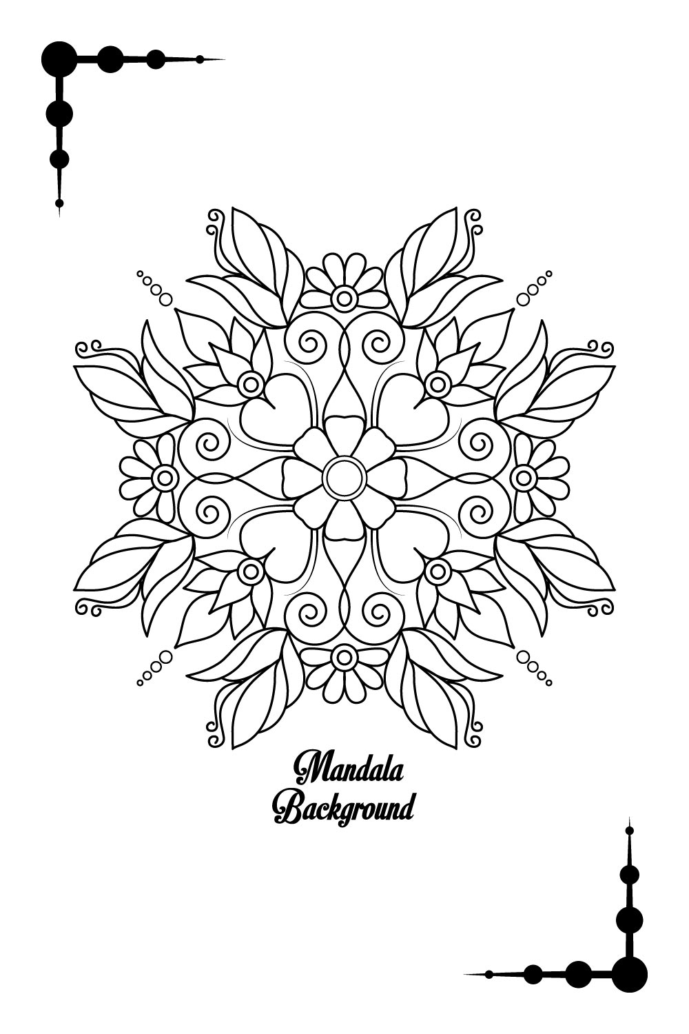 Creative mandala design template svg ai eps pdf jpg png file