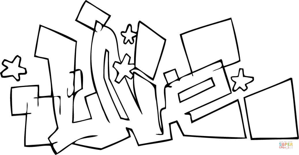 Live graffiti coloring page free printable coloring pages