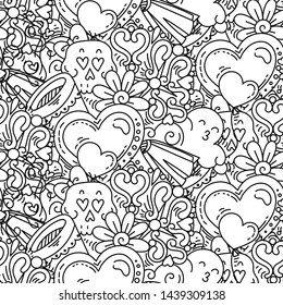 Adult coloring page anti stress art stock vector royalty free