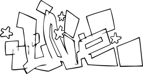 Live graffiti coloring page free printable coloring pages