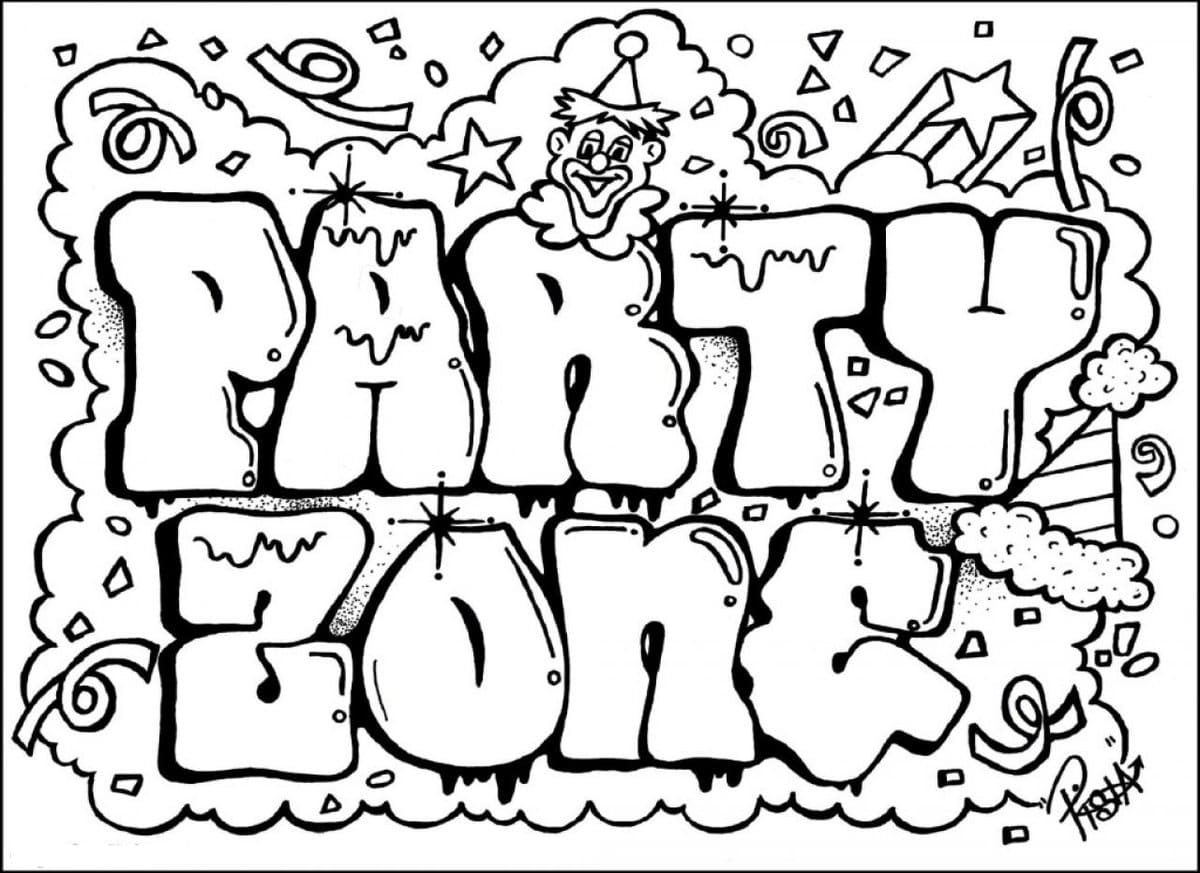 Graffiti coloring pages best printable coloring pages