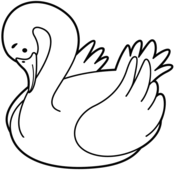 Swans coloring pages free coloring pages