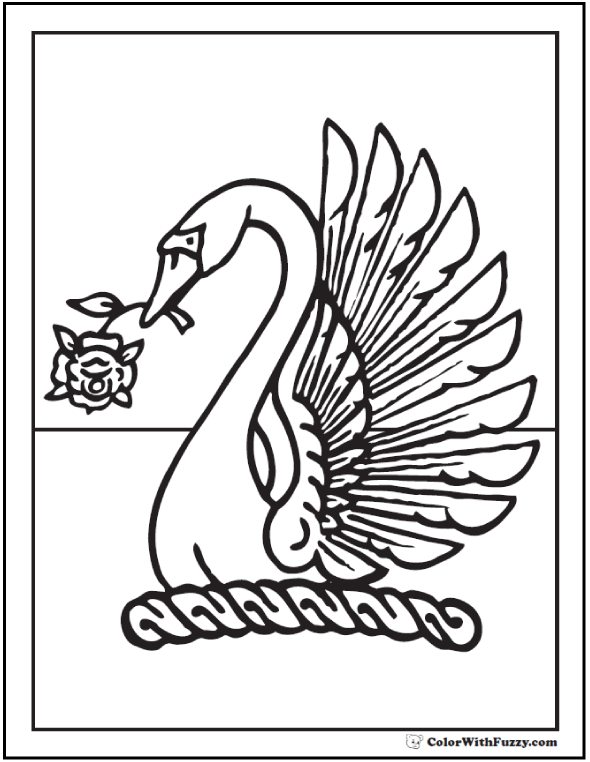 Rose coloring pages â free digital coloring pages for kids