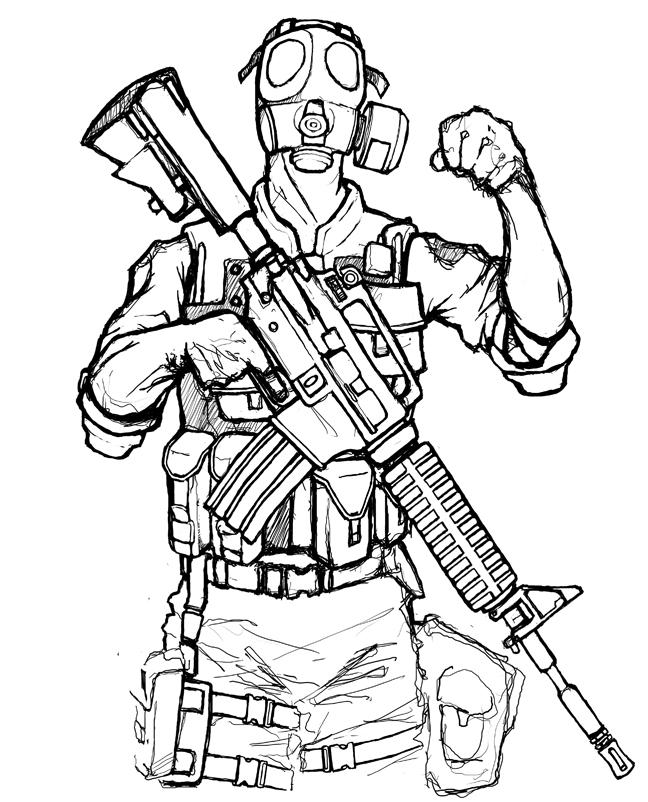 Swat lineart by mavhn on