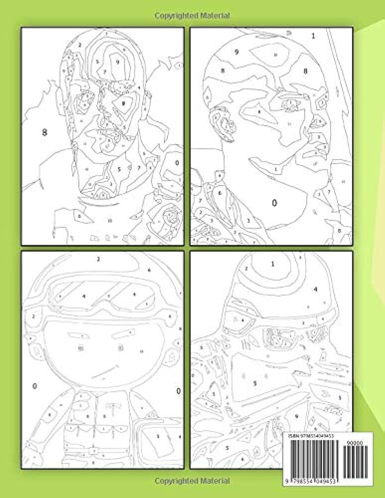 Swat color by number swat coloring book an adult coloring book for stress