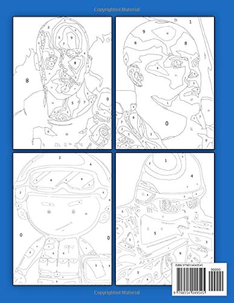 Swat color by number swat coloring book an adult coloring book for stress