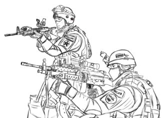 Swat coloring pages to print and print online