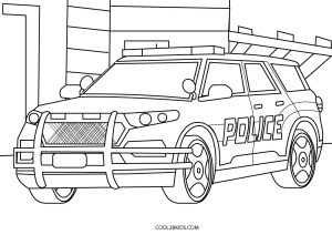 Free printable police car coloring pages for kids